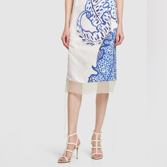 Authentic Valentino Garavani Rockstud Sandals Heels in Ivory color Size 40 - Picture 2 of 9